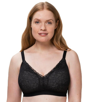 Triumph Fit Smart Plunge Padded Wire-free Bra - Black Bras 