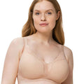 Triumph Fit Smart Plunge Padded Wire-free Bra - Light Brown