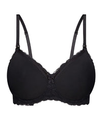 Triumph Gorgeous Mama Lace Maternity & Nursing Wire-free Bra - Black Bras 