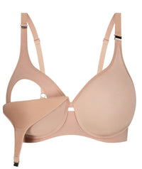 Triumph Gorgeous Maternity Padded Wire-free Bra - Blusher Beige Bras 