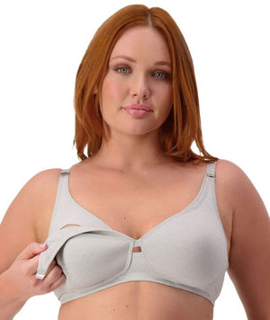 Triumph Gorgeous Maternity Padded Wire-free Bra - Grey Bras 