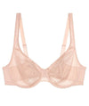 Triumph Harmony Spotlight Underwired Padded Minimizer Bra - Fig Pink Bras 