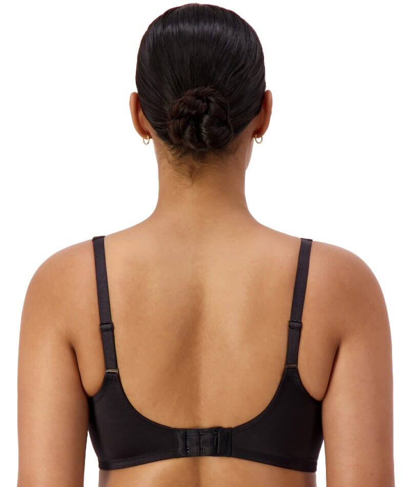 Triumph Lacy Minimiser Wire-Free Bra - Black Bras 