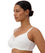 Triumph Lacy Minimiser Wire-Free Bra - White Bras 