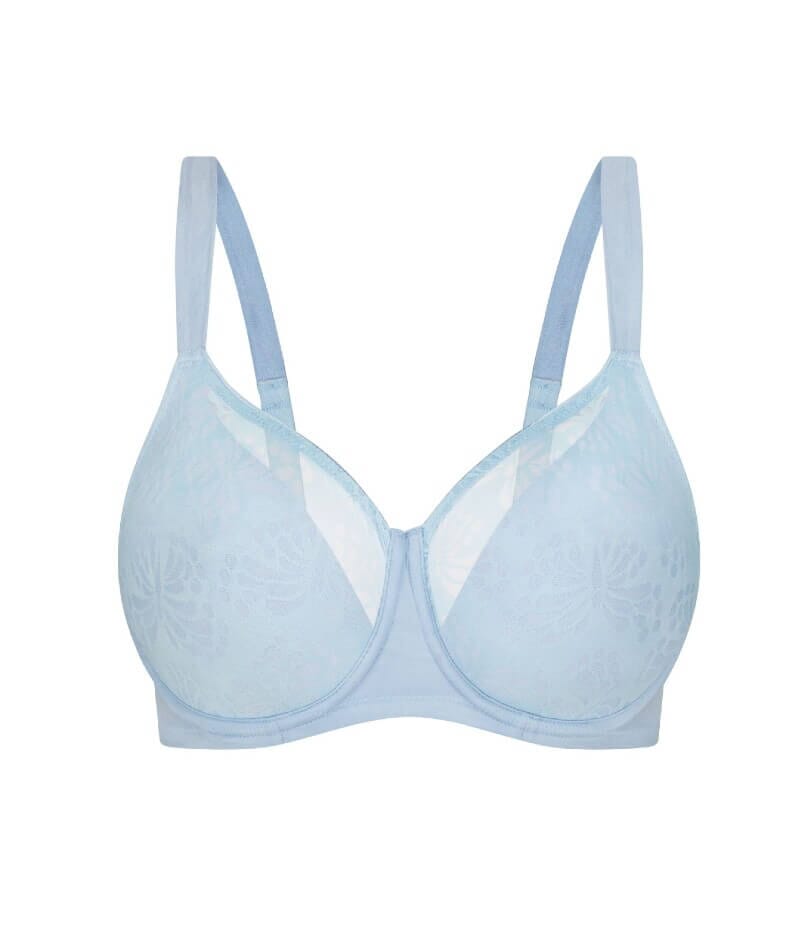 Triumph Lacy Minimizer 2 Pack Bra - Blue Sea/Rhino Grey