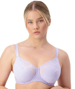 Triumph Lacy Minimizer Bra - Sweet Lavender Bras 