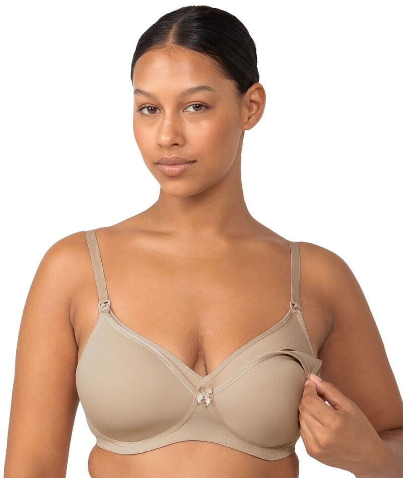 H&H Women's Wirefree Seamless Bra 2 Pack Natural