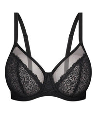 Triumph Sheer Minimizer Bra - Black Bras 