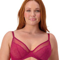 Triumph Sheer Minimizer Bra - Bordeaux