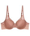 Triumph Signature Sheer Underwired Padded Half Cup Bra - Toasted Almond Bras 