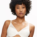 Triumph Signature Sheer Underwired Padded Half Cup Bra - Ecru White