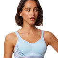 Triumph Triaction Cardio Flow Wire-free Sports Bra - Sky Blue