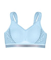 Triumph Triaction Cardio Flow Wire-free Sports Bra - Sky Blue Bras 