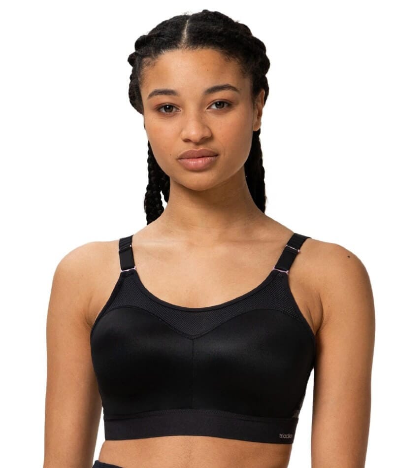 Triumph Triaction Control Lite Minimiser Sports Bra - Black Bras 