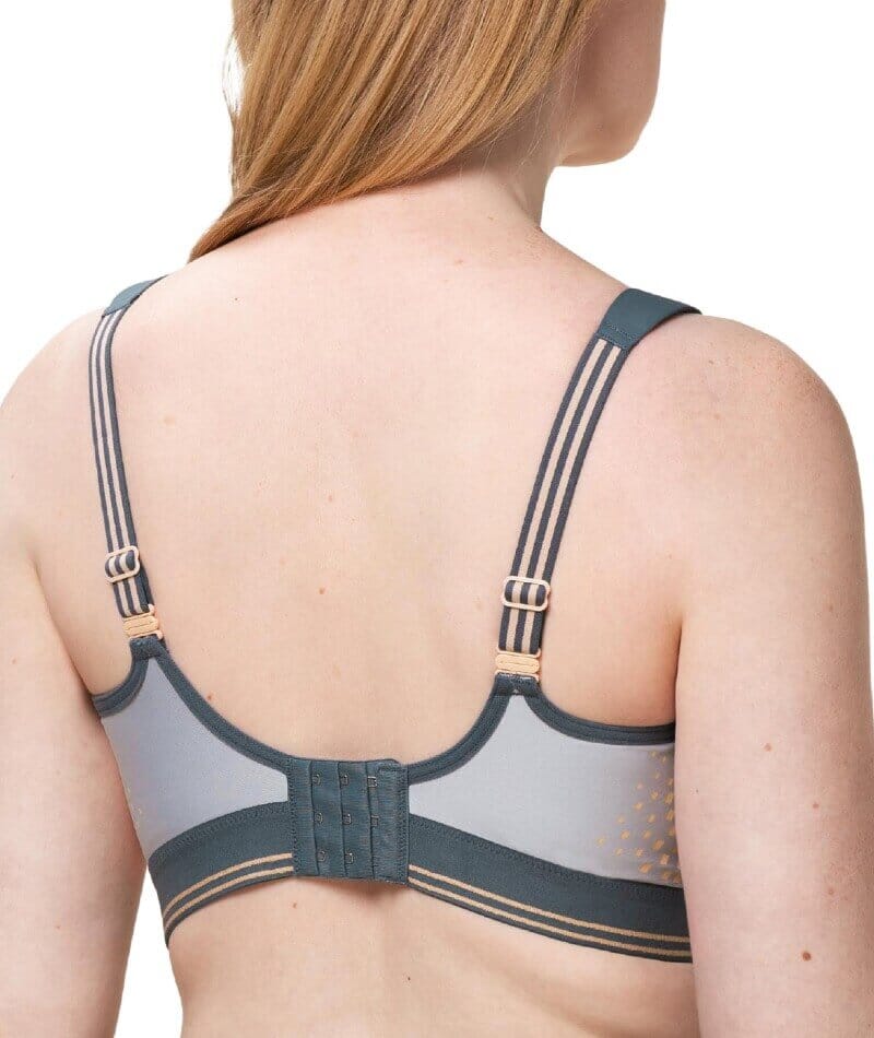 Buy TRIUMPH Grey Non Wired Strapless Heavily Padded Womens Sports Bra