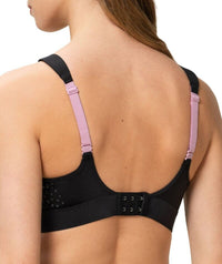 Triumph Triaction Hybrid Lite Wire-free Sports Bra - Black Bras 