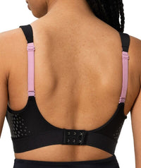 Triumph Triaction Hybrid Lite Wire-free Sports Bra - Black Bras 