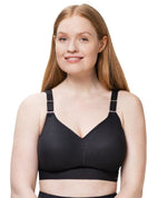 Triumph Triaction Hybrid Lite Wire-free Sports Bra - Black Bras 