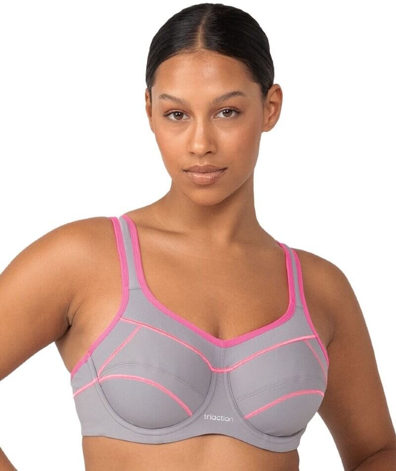 Bestform Unlined Wire-free Cotton Stretch Sports Bra with Front