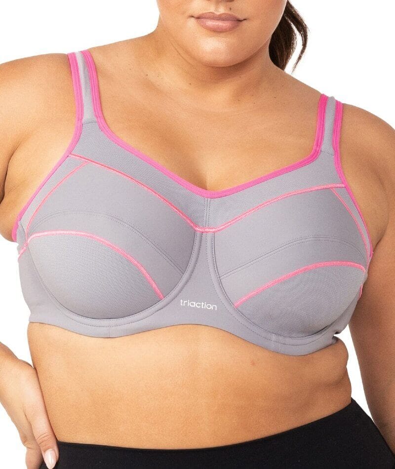 Triumph Triaction Performance Sports Bra - Quicksilver Bras 