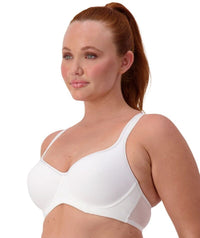 Triumph Triaction Racerback Sports Bra - White Bras 