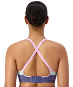 Triumph Triaction Seamfree Crop Top Wire-free Bra - Blue-Light Combination Bras 