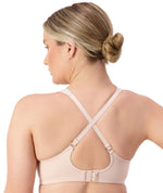 Triumph Triaction Ultra Underwired Padded Sports Bra - Fig Pink Bras 