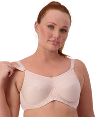 Triumph Triaction Ultra Underwired Sports Bra - Fig Pink Bras 