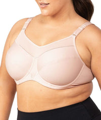 Triumph Triaction Ultra Underwired Sports Bra - Fig Pink Bras 