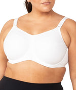 Triumph Triaction Ultra Underwired Sports Bra - White Bras 