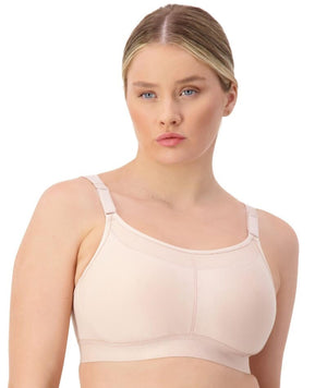 Triumph Triaction Ultra Wire-free Sports Bra - Fig Pink Bras 