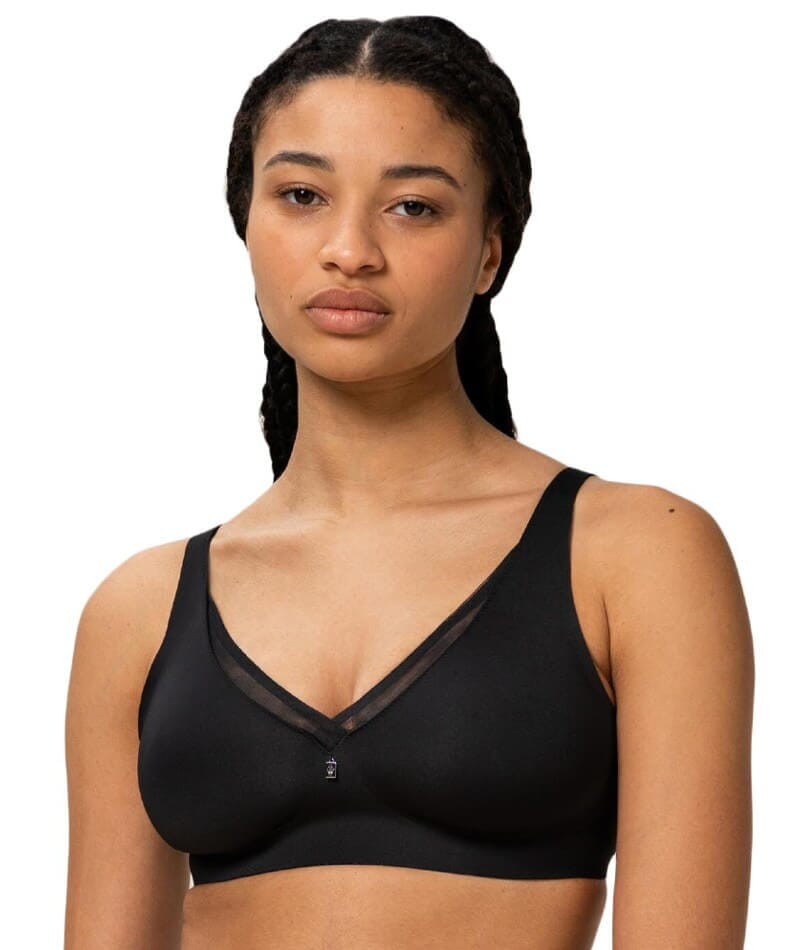 Triumph True Shape Sensation Minimiser Wire-free Bra - Black Bras 