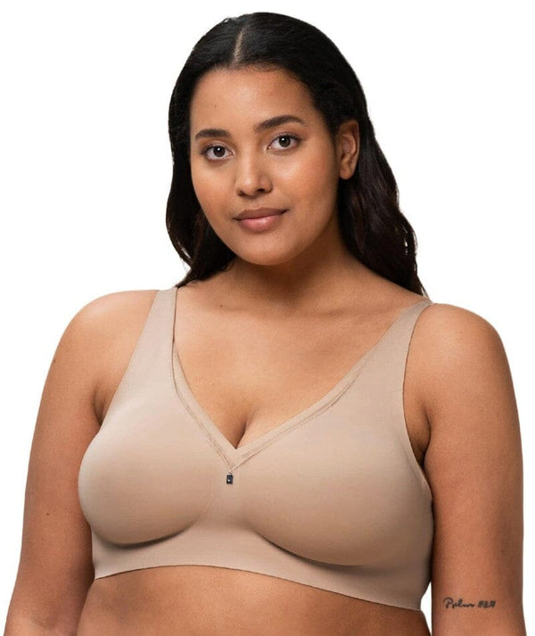 GARMERA Women's Full Coverage Minimizer Bra Wirefree Plus Size Non Padded  Comfort Bras (36B,Black) at  Women's Clothing store