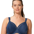 Triumph True Shape Sensation Minimiser Underwire Bra - Deep Water