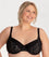 Underbliss Lacey Balconette Underwire Bra - Black Bras 