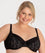 Underbliss Lacey Balconette Underwire Bra - Black Bras 