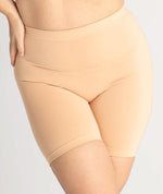 Underbliss Seamless Bamboo Blend Anti-Chafing Shorts - Frappe Shapewear 