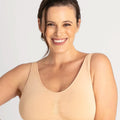 Underbliss Seamless Bamboo Blend Comfort Wire-Free Bra - Frappe