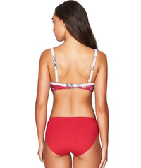 Sea Level Plains Mid Bikini Brief - Red Swim 