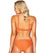 Sea Level Retro Spot Tri Bikini Top - Orange Swim 