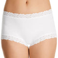 Jockey Parisienne Cotton Full Brief - White