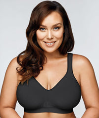 Playtex Comfort Flex Fit Wirefree - Black Bras XXL 