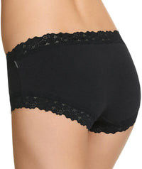 Jockey Parisienne with Bamboo Boyleg - Black Knickers 