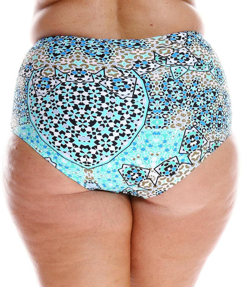 Capriosca High Waisted Pant - Mosaic Aqua Swim 