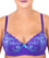 Lady Emprezz Frenchie Padded Shaping Bra - Purple/Aqua Bras 