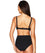 Sea Level Essentials Gathered Side High Waist Brief - Black Swim 