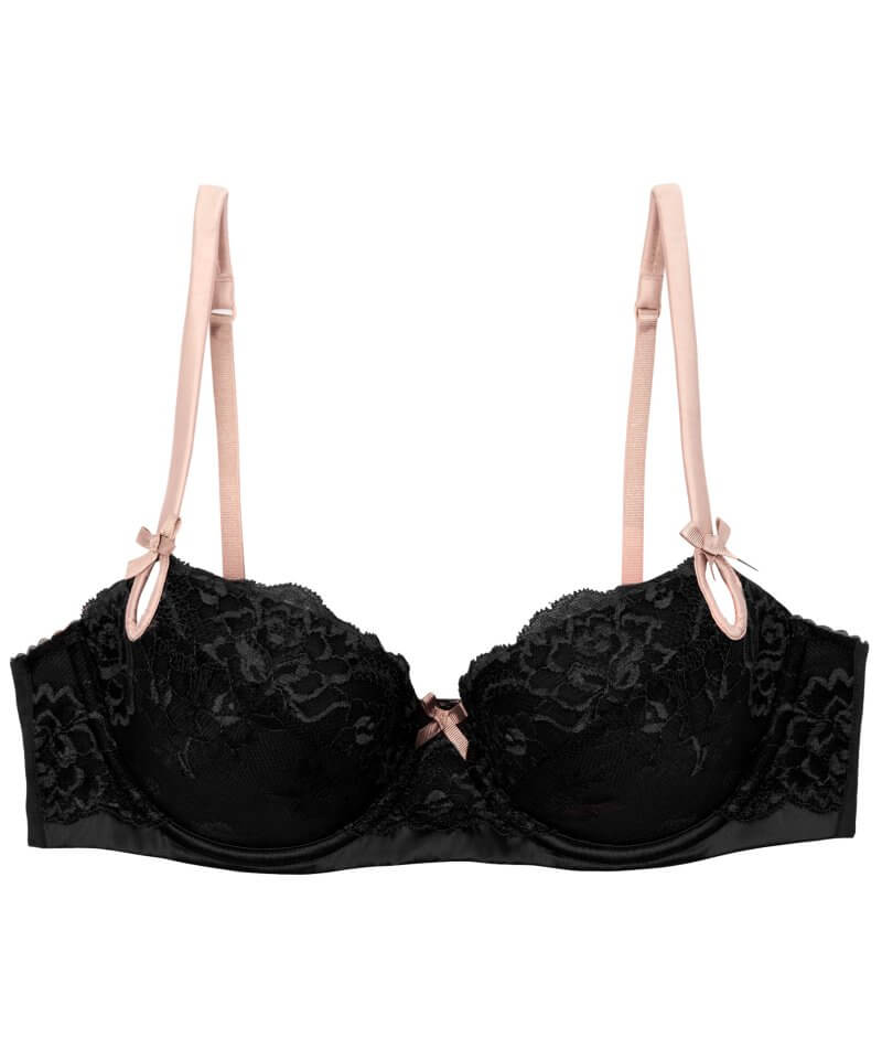 Me. by Bendon Zoe Contour Bra - Jet/Cameo Rose Bras 