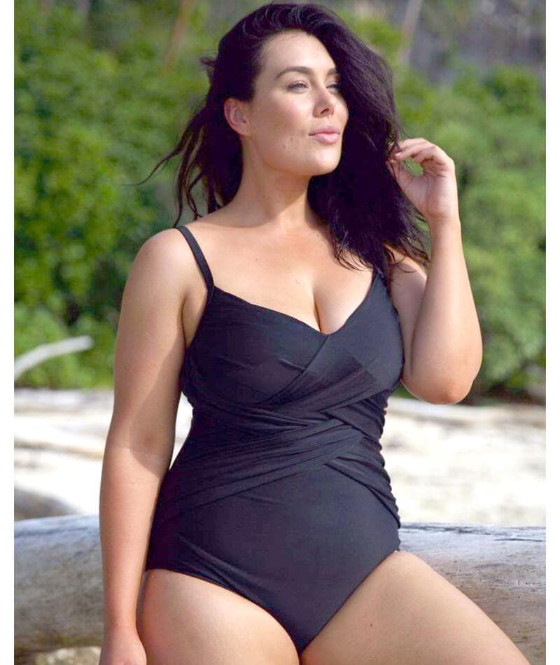 Capriosca Criss Cross One Piece - Black Swim 10 