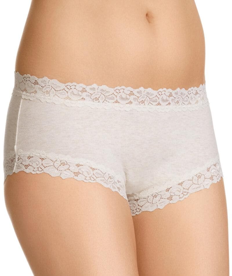 Jockey Parisienne Cotton Marle Boyleg - Vanille Knickers 