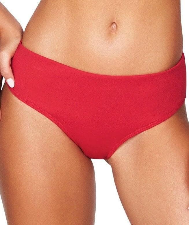 Sea Level Plains Mid Bikini Brief - Red Swim 8 